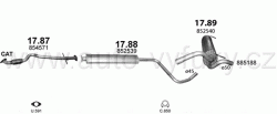 CHEVROLET CRUZE 1.6 HATCHBACK 5/2009-10/2015 1598ccm 80-83-86-89-91kW / 109-113-117-121-124HP KAT 1.6i 16V