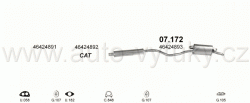 FIAT PUNTO 1.2 HATCHBACK 9/1995-8/1999 1242ccm 54kW / 75HP KAT 75