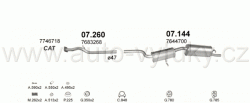 INNOCENTI MILLE 1.4 HATCHBACK 9/1995-12/1997 1372ccm 51kW / 69HP KAT 1.4 i.e. CLIP SUPER