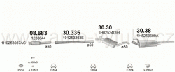 VOLKSWAGEN VENTO 1.9 D 11/1991-9/1993 1896ccm 55kW / 75HP KAT 1.9 Turbo Diesel