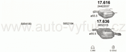 OPEL VECTRA C 2.2 D HATCHBACK, SEDAN 4/2002-8/2004 2172ccm 86-92kW / 117-125HP KAT 2.2 DTi Turbo Diesel