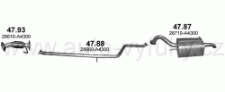 KIA CARENS IV 1.7 D 1/2013-8/2016 1685ccm 85-100kW / 116-136HP KAT 1.7 CRDi