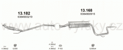 MERCEDES VITO - 638 2.3 D BUS 3/1996-4/2000 2299ccm 72kW / 98HP 110 D 2.3 TD