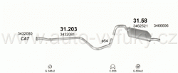 VOLVO 440 1.7 HATCHBACK 9/1988-0/1994 1721ccm 88kW / 120HP KAT TURBO
