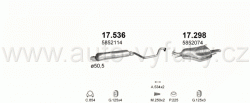 OPEL ZAFIRA A 2.2 VAN 8/2000-6/2005 2198ccm 107kW / 145HP KAT 2.2i 16V