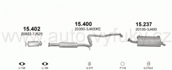 NISSAN PRIMERA 2.0 HATCHBACK, SEDAN 6/1996-6/1999 1998ccm 85-96kW / 116-130HP KAT 2.0i 16V