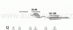 VOLKSWAGEN VENTO 1.9 D SEDAN 7/1995-4/1998 1896ccm 47kW / 64HP KAT 1.9 Diesel