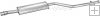 Tlumi� st�edn� Citroen Xsara Picasso 1.8 -16V/99-