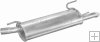 Tlumi� v�fuku koncov� OPEL ASTRA F 1.6 KOMBI, VAN 0/1995-2/1998 1598ccm 73kW / 99HP KAT 1.6i 16V AUT