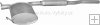 Tlumi� v�fuku st�edn� FORD WINDSTAR 3.8 VAN 0/1995-0/0 3797ccm 115kW / 157HP KAT