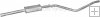 Tlumi� st�edn� Dacia Logan/ Renault Logan 1.4/1.6i 03-