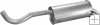 Tlumi� koncov� Citroen BX 1.1/ 1.4/ 1.6/ 1.8D/ 1.9/ 1.9D 82 -94
