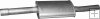 Tlumi� v�fuku st�edn� BMW 3 E46 2.5 SEDAN, KOMBI, COUPE 2/1998-9/2000 2494ccm 125kW / 170HP KAT 323i