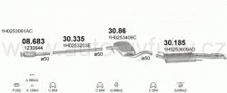 VOLKSWAGEN VENTO 1.9 D SEDAN 7/1994-7/1996 1896ccm 66kW / 90HP KAT 1.9 TDi Turbo Diesel