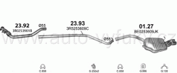 SEAT EXEO 2.0 D SEDAN, KOMBI 12/2008-5/2013 1968ccm 88-105-125kW / 120-143-170HP KAT 2.0 TDi Turbo Diesel