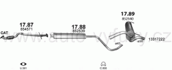 CHEVROLET CRUZE 1.8 HATCHBACK, SEDAN, KOMBI 5/2009-10/2015 1796ccm 104kW / 141HP KAT 1.8i