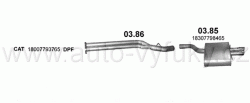 BMW 5 E60 3.0 D SEDAN 9/2004-3/2010 2993ccm 200kW / 272HP KAT 535d