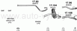 OPEL ASTRA J 1.4 HATCHBACK 12/2009-10/2015 1364ccm 88-103kW / 120-140HP KAT 1.4i Turbo