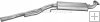 Tlumič střední Audi 100 2.6i V6 92-94/ 2.8i V6 90-93 Tlumič střední Audi 100 2.6i V6 92-94/ 2.8i V6 90-93