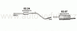 DACIA SANDERO 1.6 HATCHBACK 6/2008-12/2012 1598ccm 64kW / 87HP KAT 1.6 Hi-Flex Bio-Petrol 8V