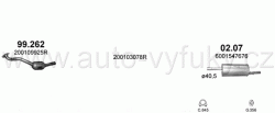 DACIA SANDERO 1.2 HATCHBACK 11/2008-9/2012 1149ccm 55kW / 75HP KAT 1.2i 16V
