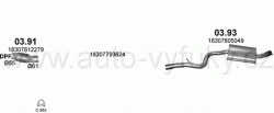 BMW 3 E90 2.0 D SEDAN, KOMBI 1/2005-8/2007 1995ccm 110-120kW / 150-163HP KAT 320