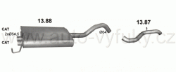 MERCEDES ML350 - W163 3.7 8/2002-6/2005 3724ccm 173-180kW / 235-245HP KAT