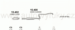 NISSAN PRIMERA 2.0 KOMBI 1/1998-6/1999 1998ccm 85-96kW / 116-130HP KAT 2.0i 16V