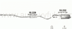 NISSAN NOTE 1.4 1/2006-10/2007 1386ccm 65kW / 88HP KAT 1.4i 16V