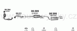 FORD FOCUS III 1.0 SEDAN 2/2012-0/2019 998ccm 74-92kW / 100-125HP KAT 1.0 EcoBoost