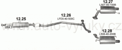 MAZDA 6 2.5 HATCHBACK, SEDAN, KOMBI 8/2007-7/2013 2488ccm 125kW / 170HP KAT 2.5i