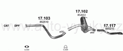 OPEL ASTRA J 1.7 D KOMBI 10/2010-10/2015 1686ccm 74-81-92-96kW / 101-110-125-131HP KAT 1.7 CDTi Turbo Diesel
