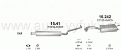 NISSAN PRIMERA 2.0 HATCHBACK, SEDAN 2/2002-0/2007 1998ccm 103kW / 140HP KAT 2.0i 16V
