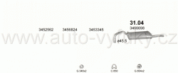 VOLVO 440 1.7 HATCHBACK 0/1988-7/1992 1721ccm 80kW / 109HP GLE, GLI