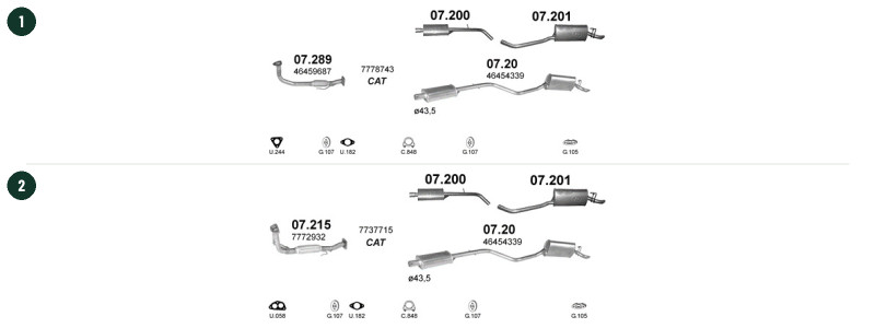 HATCHBACK 1/1993–8/1999, 1108 ccm, 40 kW