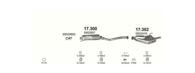 HATCHBACK / SEDAN / KOMBI 9/2000–8/2002, 1995 ccm, 74 kW