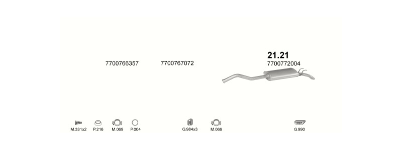 SEDAN 3/1986–4/1989, 1721 ccm, 65 kW