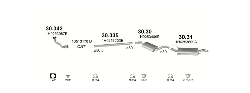 HATCHBACK / CABRIO 11/1991–6/1995, 1781 ccm, 66 kW