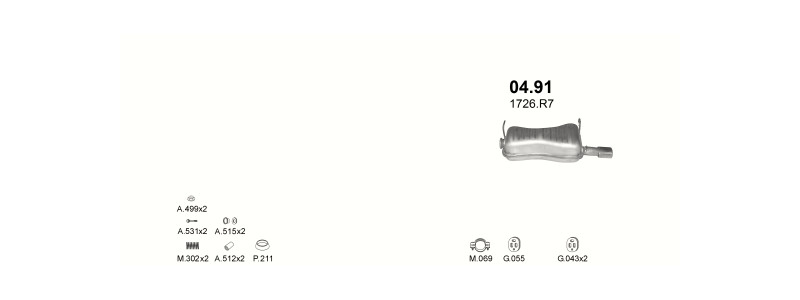 HATCHBACK 1991–1992, 1905 ccm, 96 kW