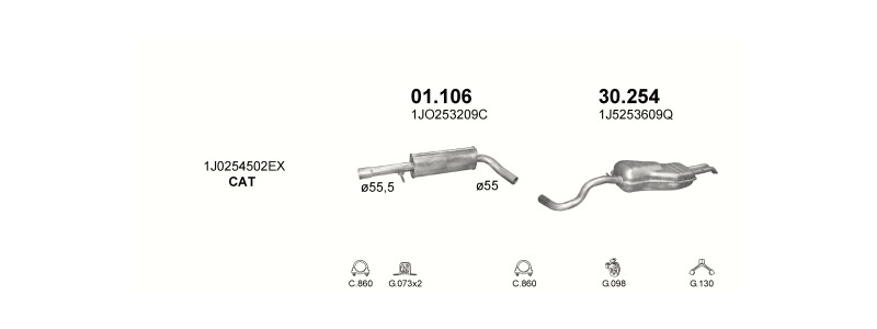 HATCHBACK / KOMBI 5/1998–12/2010, 1781 ccm, 110 kW