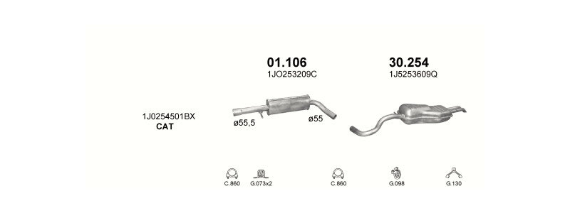 HATCHBACK / KOMBI 1/2000–10/2008, 1781 ccm, 110 kW