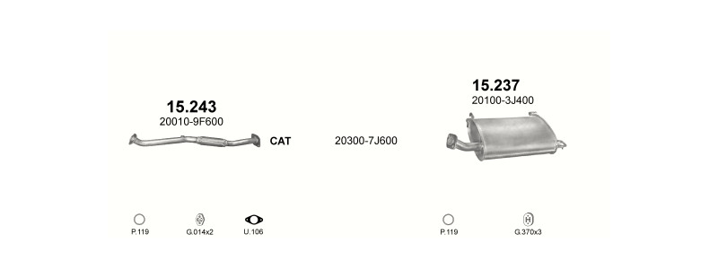 HATCHBACK / SEDAN 2000–1/2002, 1597 ccm, 78 kW
