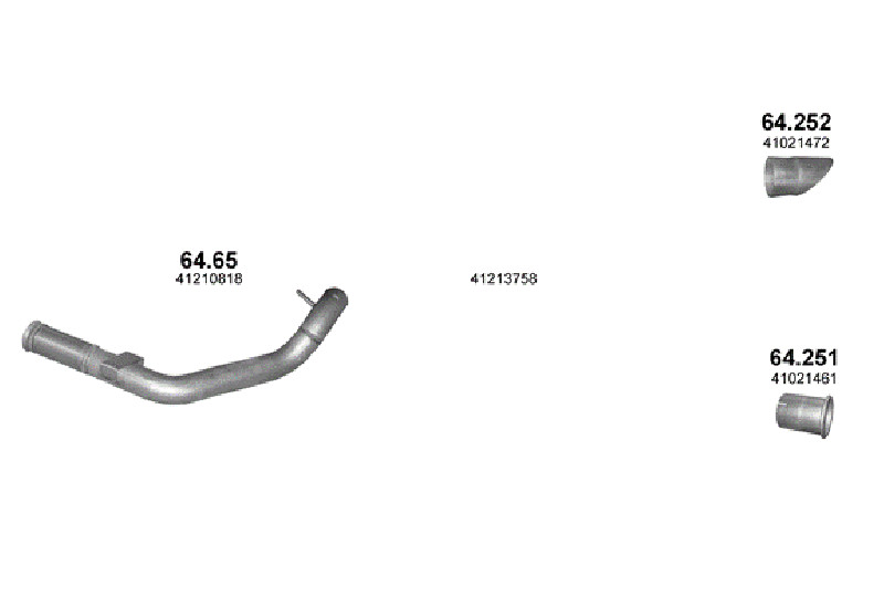 Schéma výfukového systému IVECO EUROSTAR CURSOR 12.9