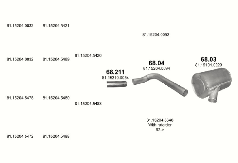 12/1987–4/1995, 9973 ccm, 191–198–235–249–250 kW