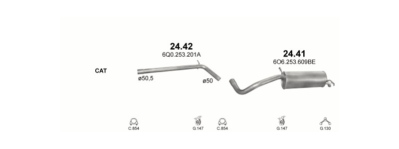 HATCHBACK 11/2001–6/2005, 1422 ccm, 55 kW