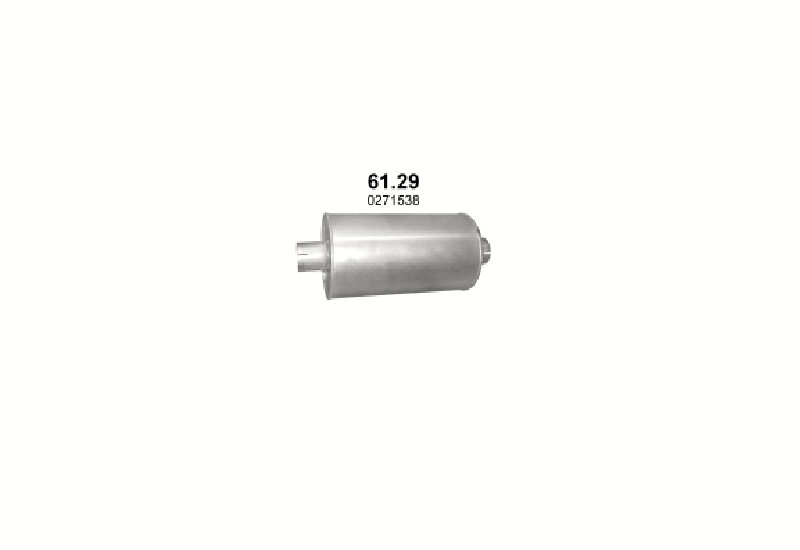 Schéma výfukového systému DAF MB230 MB230