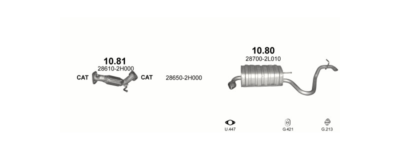 HATCHBACK 5/2007–2011, 1396 ccm, 77–80 kW