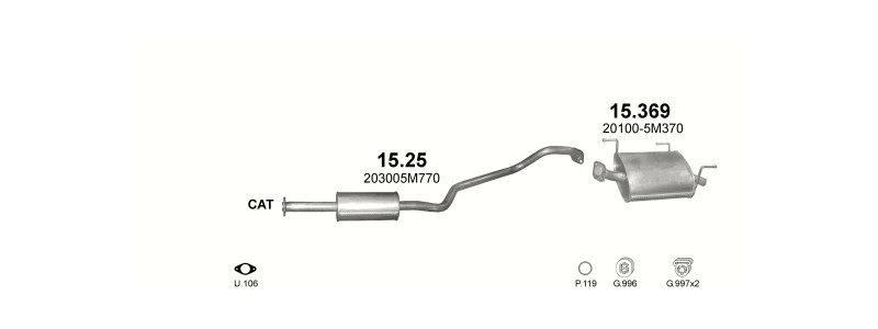 HATCHBACK 1/2000–11/2002, 1498 ccm, 86 kW