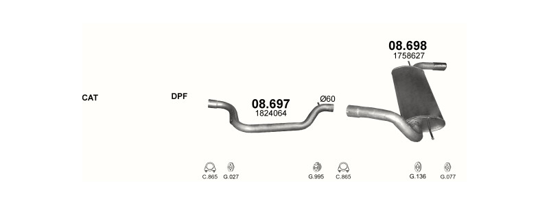 HATCHBACK 4/2011–2016, 1997 ccm, 85–100–103–120 kW