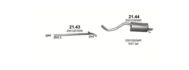 HATCHBACK / GRANDTOUR / SPORT TOURER 11/2012–6/2014, 1461 ccm, 54 kW